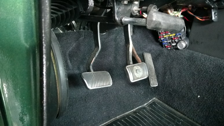 low clutch pedal