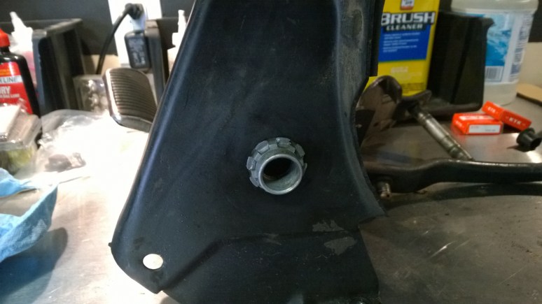 old pedal shaft bushings