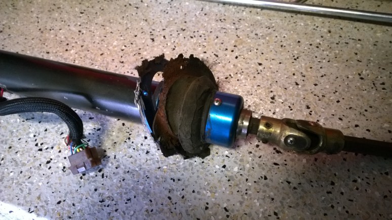 worn steering column gaskets